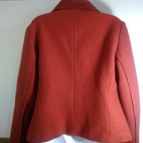 Script Wool Blend Embroidered Blazer Jacket 12 - Picture 7 of 7